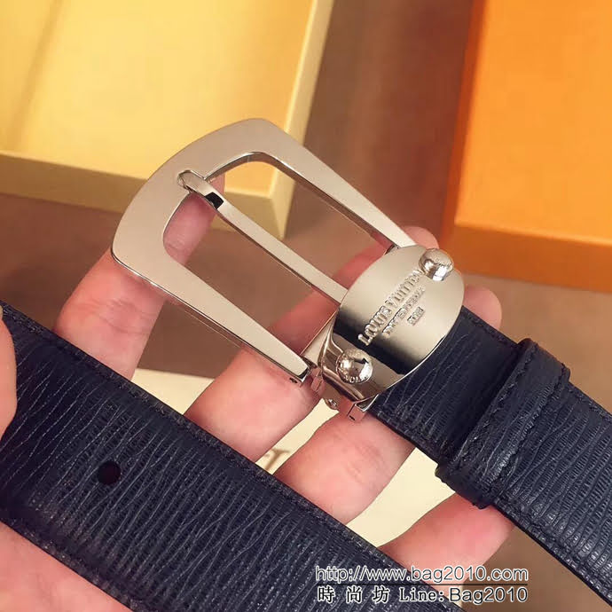 路易威登LV 正品開模 Italy專櫃在售正品 lv針扣 原版皮男款皮帶  xfp1028